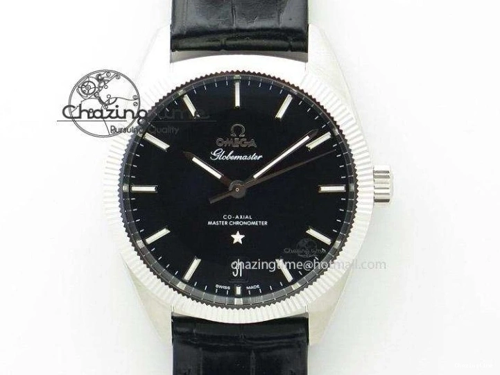 0404 Trendy 2016 Planet Ocean 43.5mm SS V6F Best Edition Black Dial On SS Bracelet A 8210